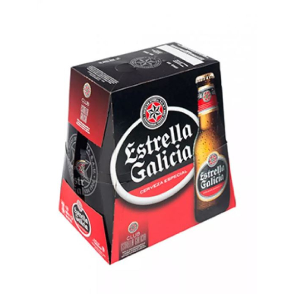Cerveza Estrella Galicia pack 6